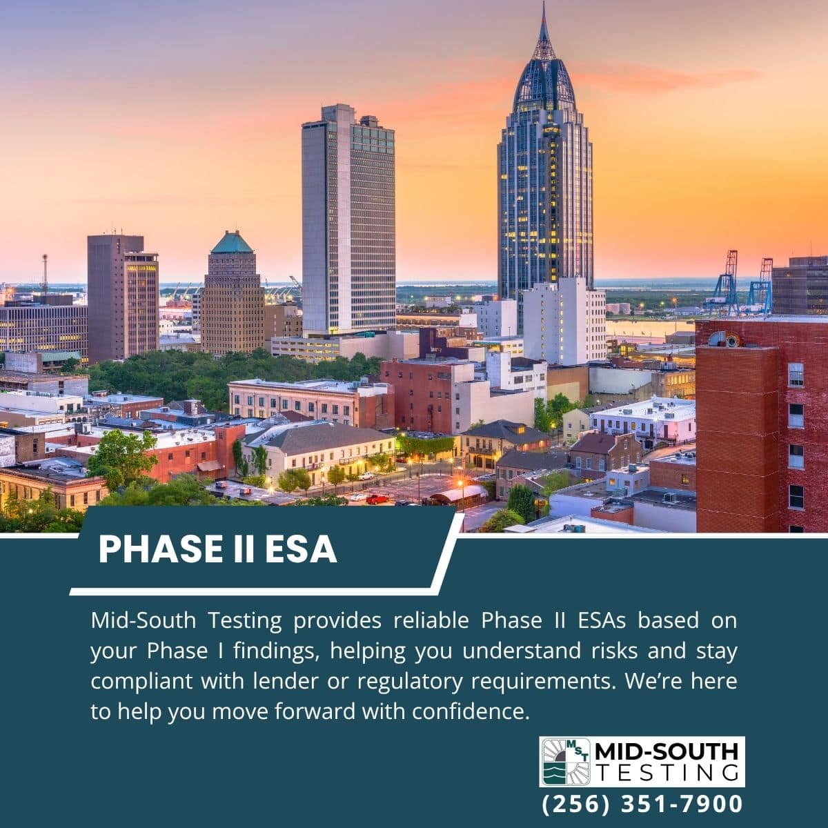 Phase II Environmental Site Assessments (ESA) - Mid-South Testing Inc.